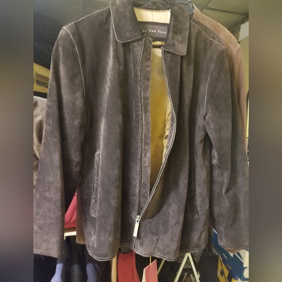 ***SOLD*** NWOT MARC NEW YORK Leather Suede Jacket SMALL - Picture 9 of 13